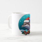 Mug Noël dauphin (Devant gauche)