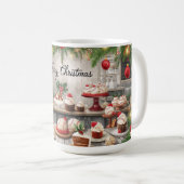 Mug Noël de baseball thème pour le joueur (Devant droit)