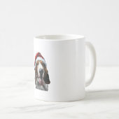 Mug Noël de Basset Hound (Devant droit)