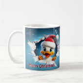Mug Noël de canard 3D (Gauche)