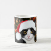Mug Noël de chat de smoking (Centre)