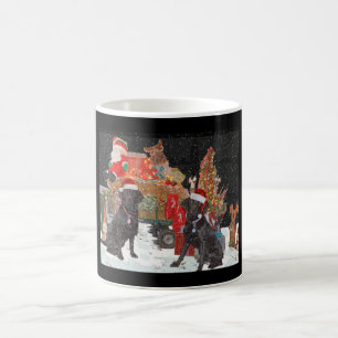 Mug Noël de chiot de Labrador