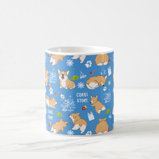 Mug Noël de Corgi Story (Centre)