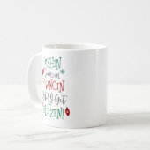 Mug Noël de Dashin Dancin Prancin (Devant gauche)