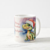 Mug Noël de Dinosaur (Devant droit)