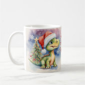 Mug Noël de Dinosaur (Gauche)