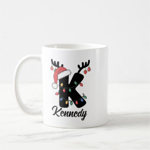 Mug Noël de famille monographique Vacances personnali