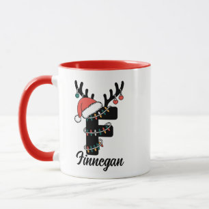 Mug Noël de famille monographique Vacances personnali