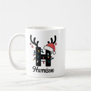 Mug Noël de famille monographique Vacances personnali