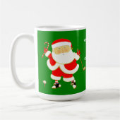 Mug Noël de golf amusant (Gauche)