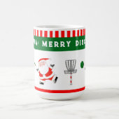 Mug Noël de golf sur disque (Centre)