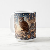 Mug Noël de hibou (Devant gauche)