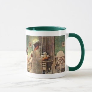 Mug Noël de jour de Carl Larsson Père Noël Lucia en