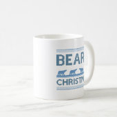 Mug Noël de la bière (Devant droit)