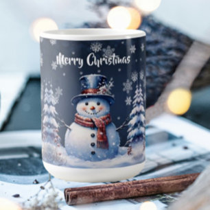 Mug Noël de la forêt d'hiver
