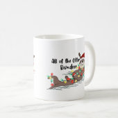 Mug Noël de la mignonne Otter Reindeer (Devant droit)