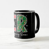 Mug Noël de la salle d'urgence (Devant droit)