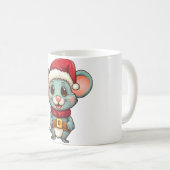 Mug Noël de la souris (Devant droit)