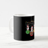 Mug Noël de la vache bébé (Devant gauche)