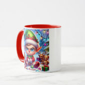 Mug Noël de l'elfe grincheux (Devant gauche)