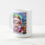 Mug Noël de l'elfe grincheux (Devant gauche)