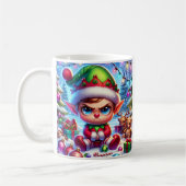 Mug Noël de l'elfe grincheux (Gauche)