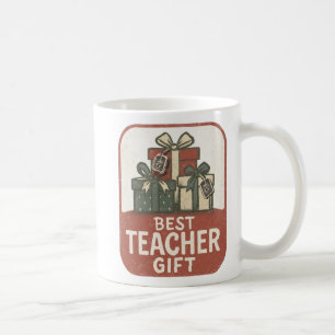 Mug Noël de l'enseignant - Cadeaux Grunge Vintages