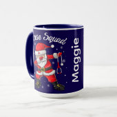 Mug Noël de l'équipe infirmière (Devant gauche)