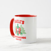 Mug Noël de l'oncle personnalisé (Devant gauche)