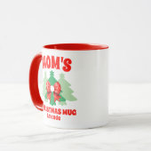 Mug Noël de maman personnalisée (Devant gauche)