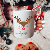 Mug Noël de mignonne Reindeer