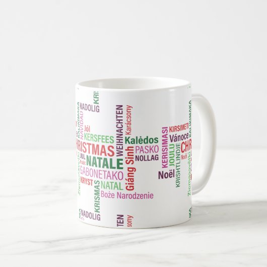 Mug noël de Mug. (Devant droit)
