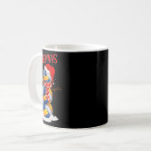 Mug Noël de Noël de Noël de Noël de volley-ball de nei (Devant gauche)