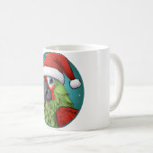 Mug Noël de perroquet (Devant droit)