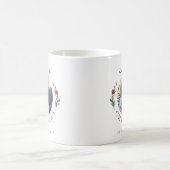Mug Noël de photo botanique moderne (Centre)