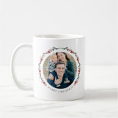 Mug Noël de photo botanique moderne (Gauche)