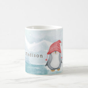 Mug Noël de Pingouin idiot