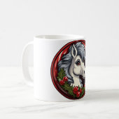 Mug Noël de Poney (Devant gauche)