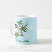 Mug Noël de poulet d'hiver (Devant gauche)