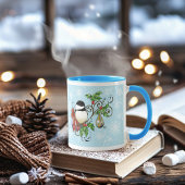 Mug Noël de poulet d'hiver