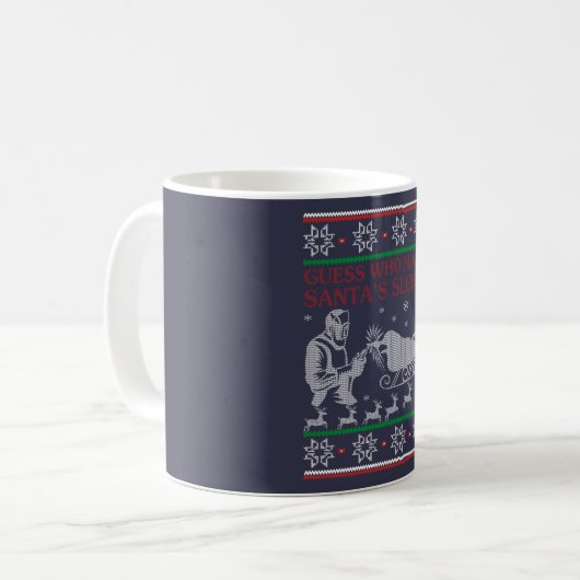 Mug Noël de soudeur (Devant gauche)