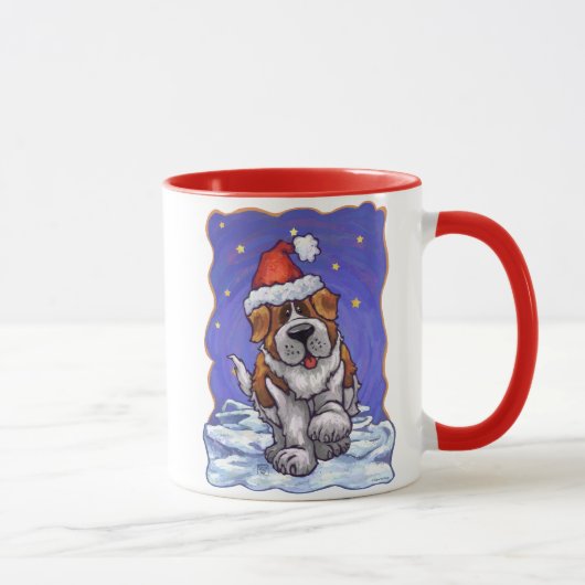 Mug Noël de St Bernard (Droite)