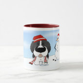 Mug Noël de Terre-Neuve (Centre)