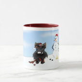 Mug Noël de Terrier d'écossais (Centre)