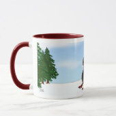 Mug Noël de Terrier d'écossais (Gauche)