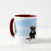 Mug Noël de Terrier d'écossais (Devant gauche)