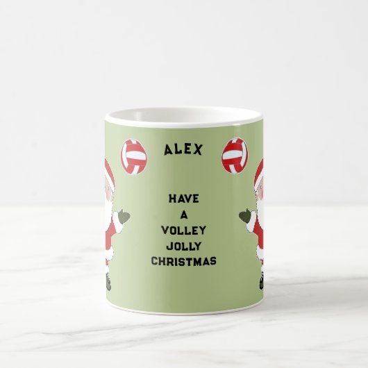 Mug Noël de volley-ball (Centre)