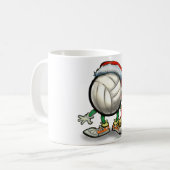 Mug Noël de volley-ball (Devant gauche)