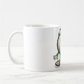 Mug Noël de volley-ball (Gauche)