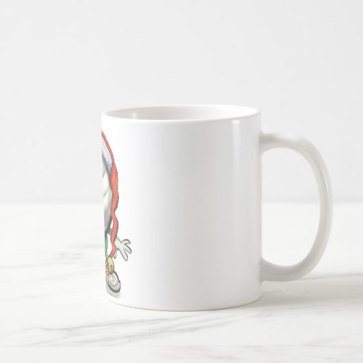 Mug Noël de volley-ball (Droite)